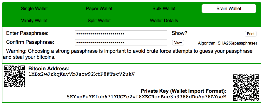 Bitcoin create private key ozforex ipod