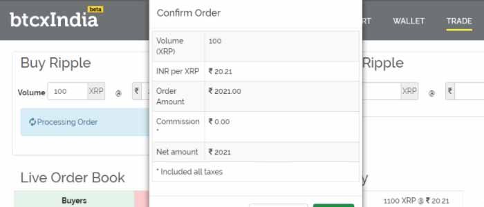 buy ripple btcindia