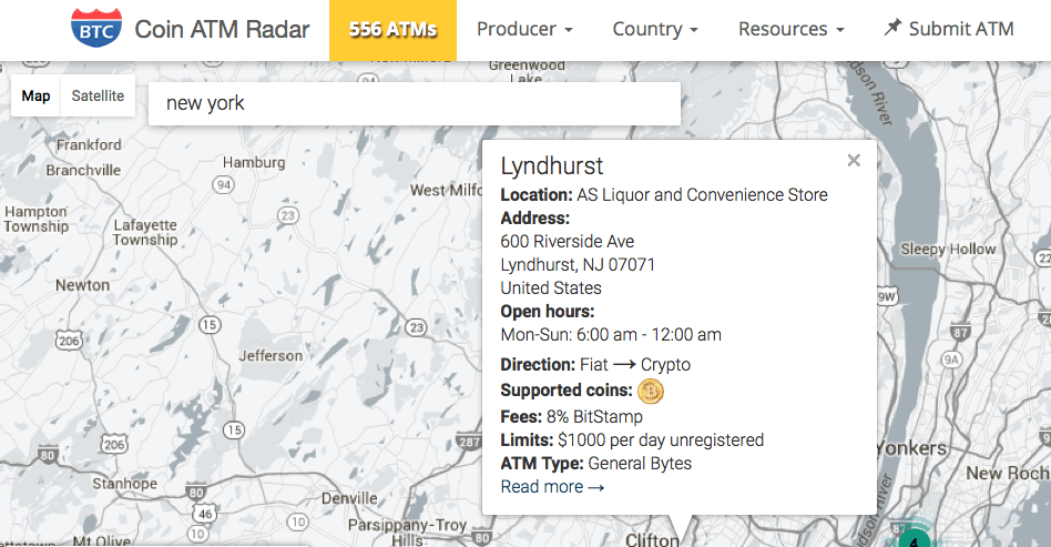 Bitcoin Atm Map How To Find And Use Bitcoin Atms - 
