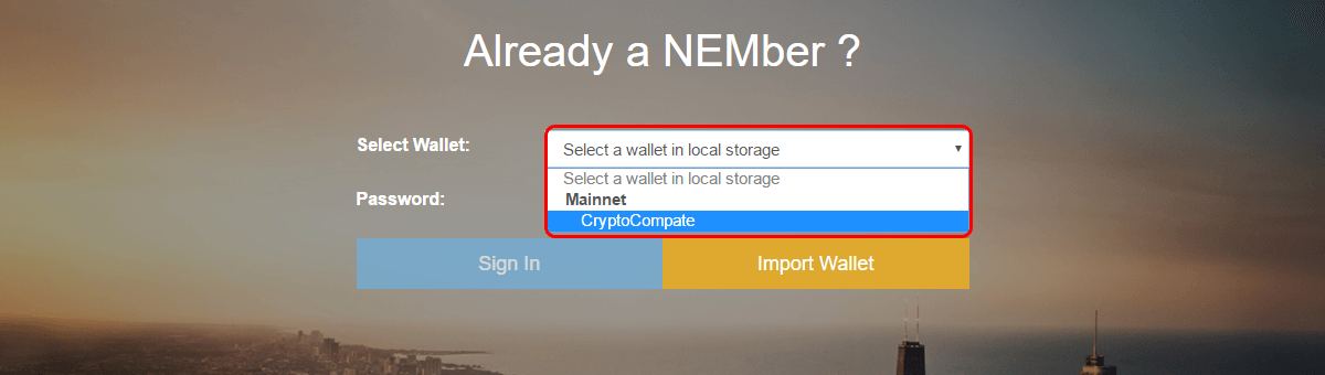 nem wallet